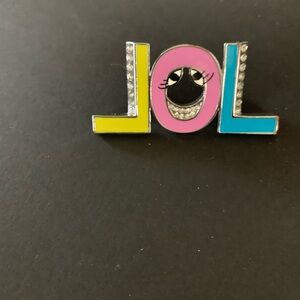 🤣🎉🎉🤎🤍🤎HENRI BENDEL - LOL Multi color Henri BENDEL Laugh Out loud Charm !